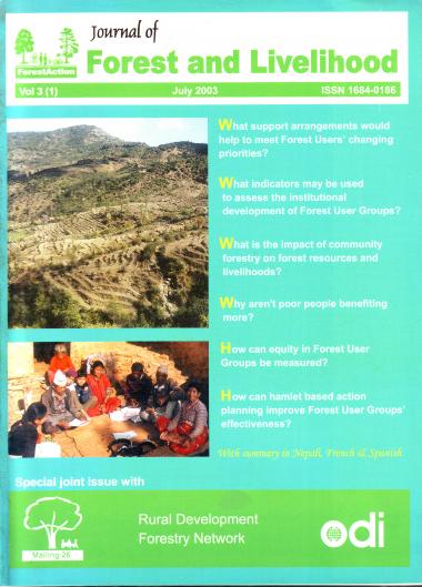 2003 – Special Joint Issue with Rural Development Forestry Network. Vol. 3 (1)