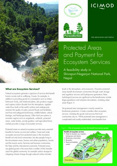 Protected Areas and Payment for Ecosystem Services