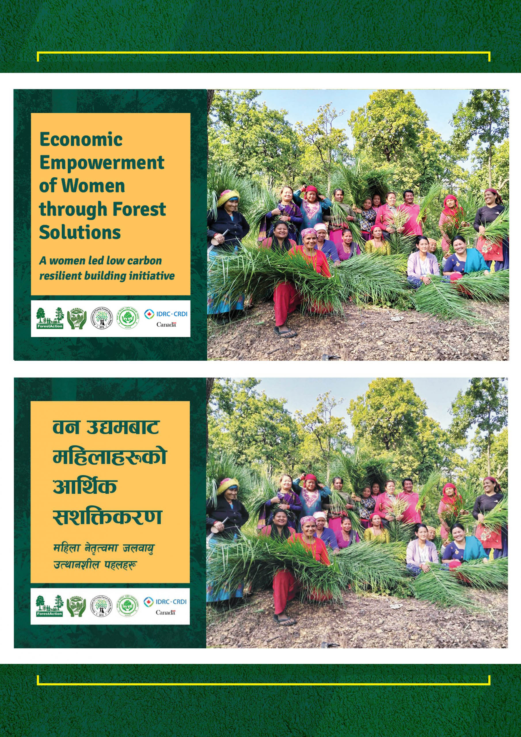Economic Empowerment of Women through Forest Solutions